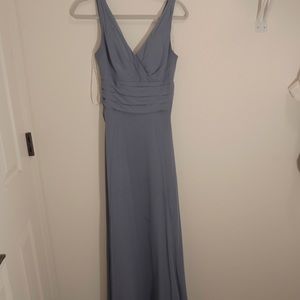 David’s Bridal Surplice Tank Bridesmaid Dress